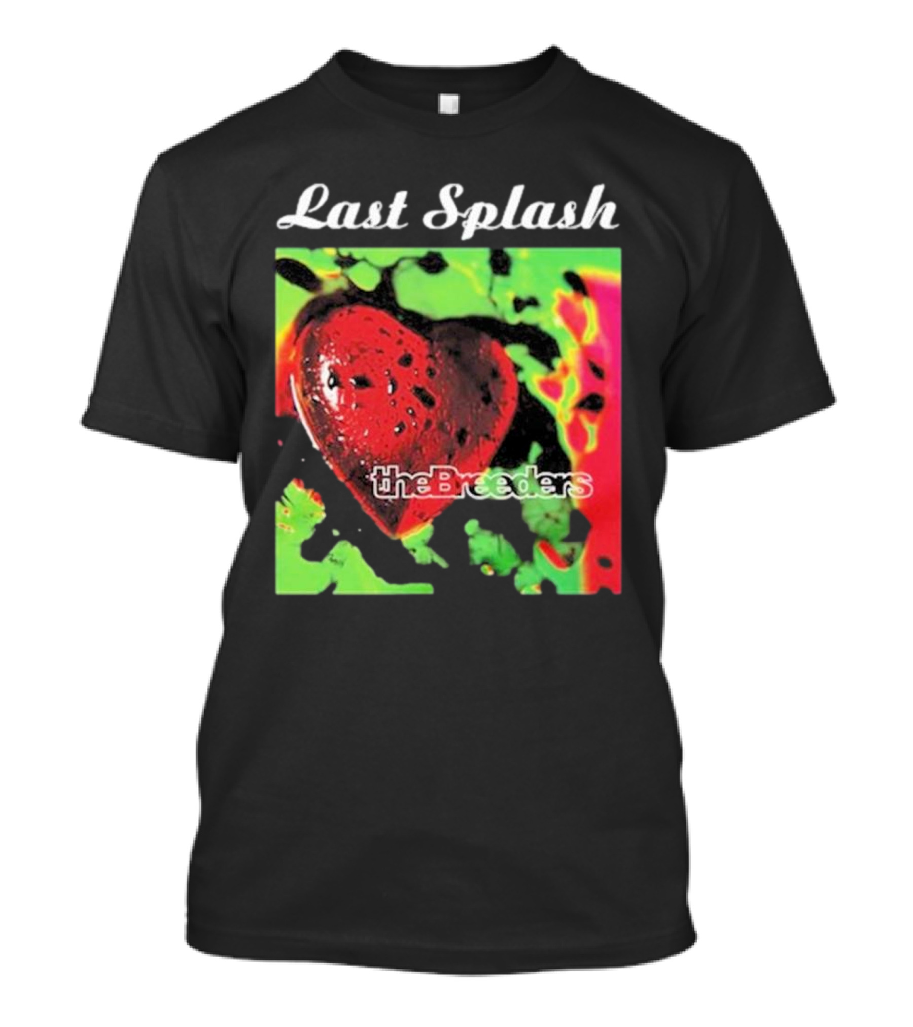 The Breeders Last Splash Album Art With Heart Image T-Shirt