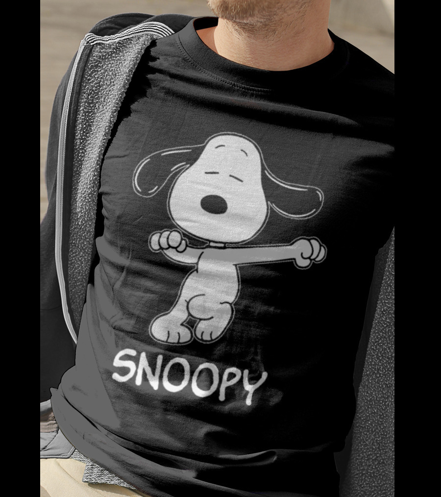 Snoopy Dance Style Peanuts Comic Character T-Shirt