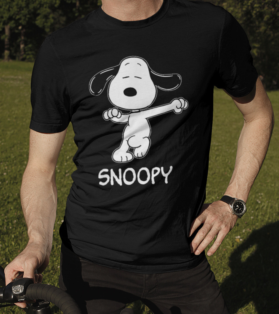 Snoopy Dance Style Peanuts Comic Character T-Shirt