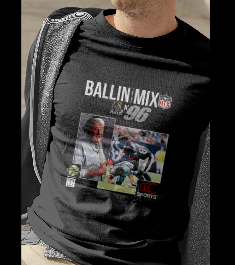 Ballin In The Mix HTX Playas N° 96 Sports T-Shirt