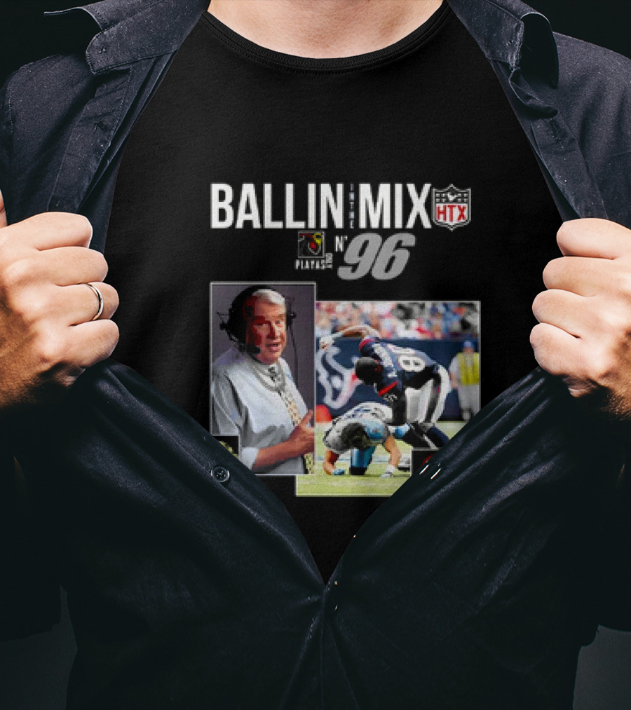 Ballin In The Mix HTX Playas N° 96 Sports T-Shirt