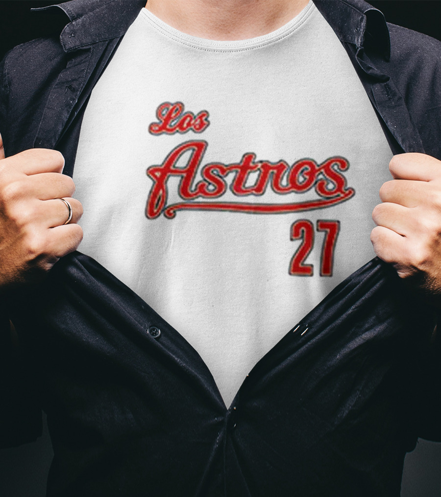 Jose Altuve Los Astros 27 Jersey Giveaway T-Shirt