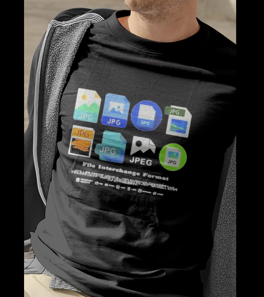 Jpegmafia File Interchange Format Distressed Thumbnails T-Shirt