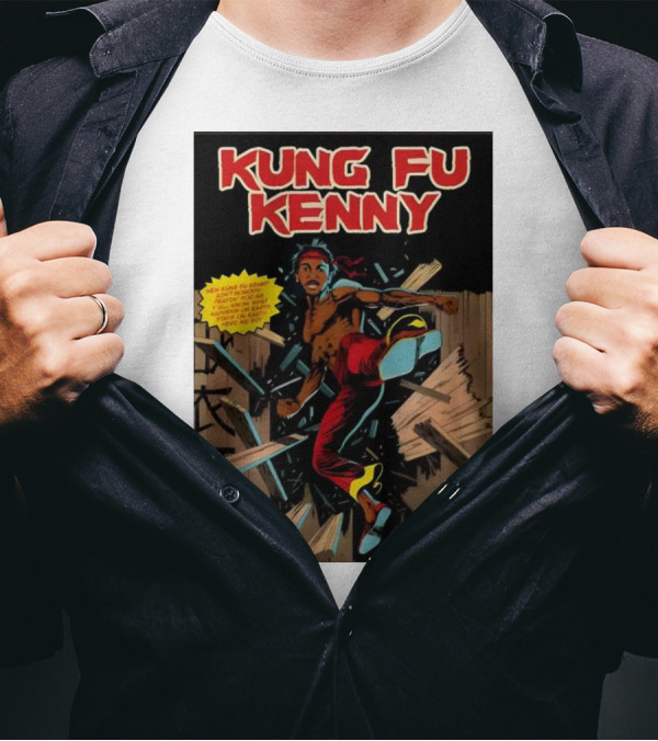 Kung Fu Kenny Breaking Through Comic Style February 17 Issue 20 Cent T-Shirt