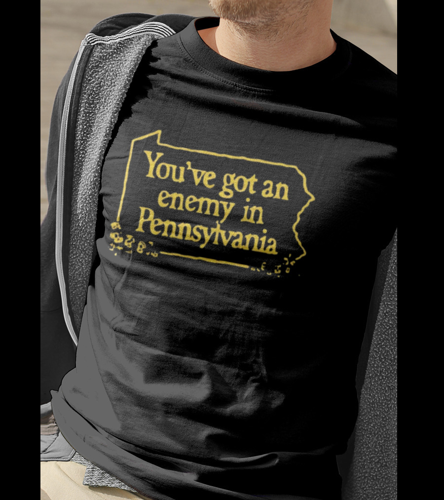 You’ve Got An Enemy In Pennsylvania State Outline T-Shirt