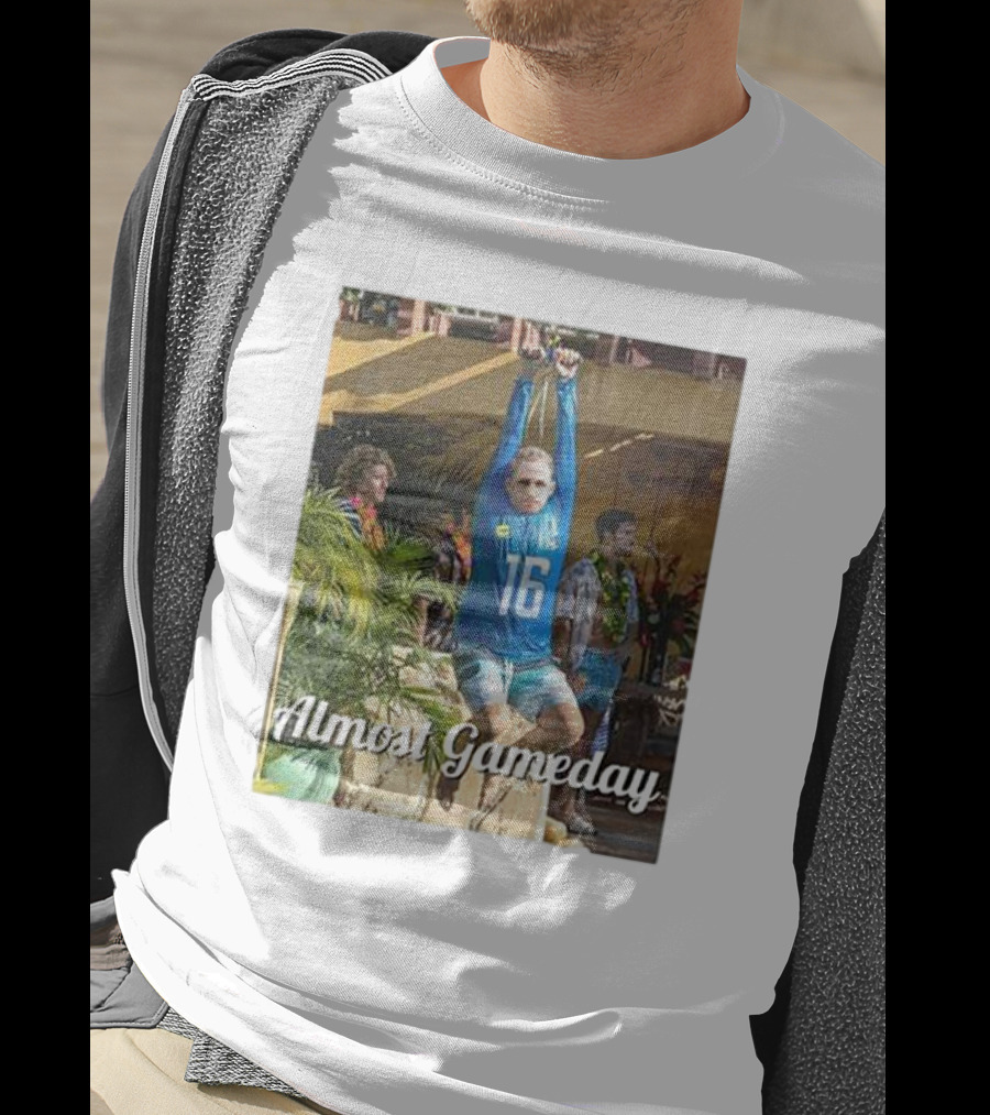 Almost Gameday Zipline Adventure In Sports Jersey T-Shirt