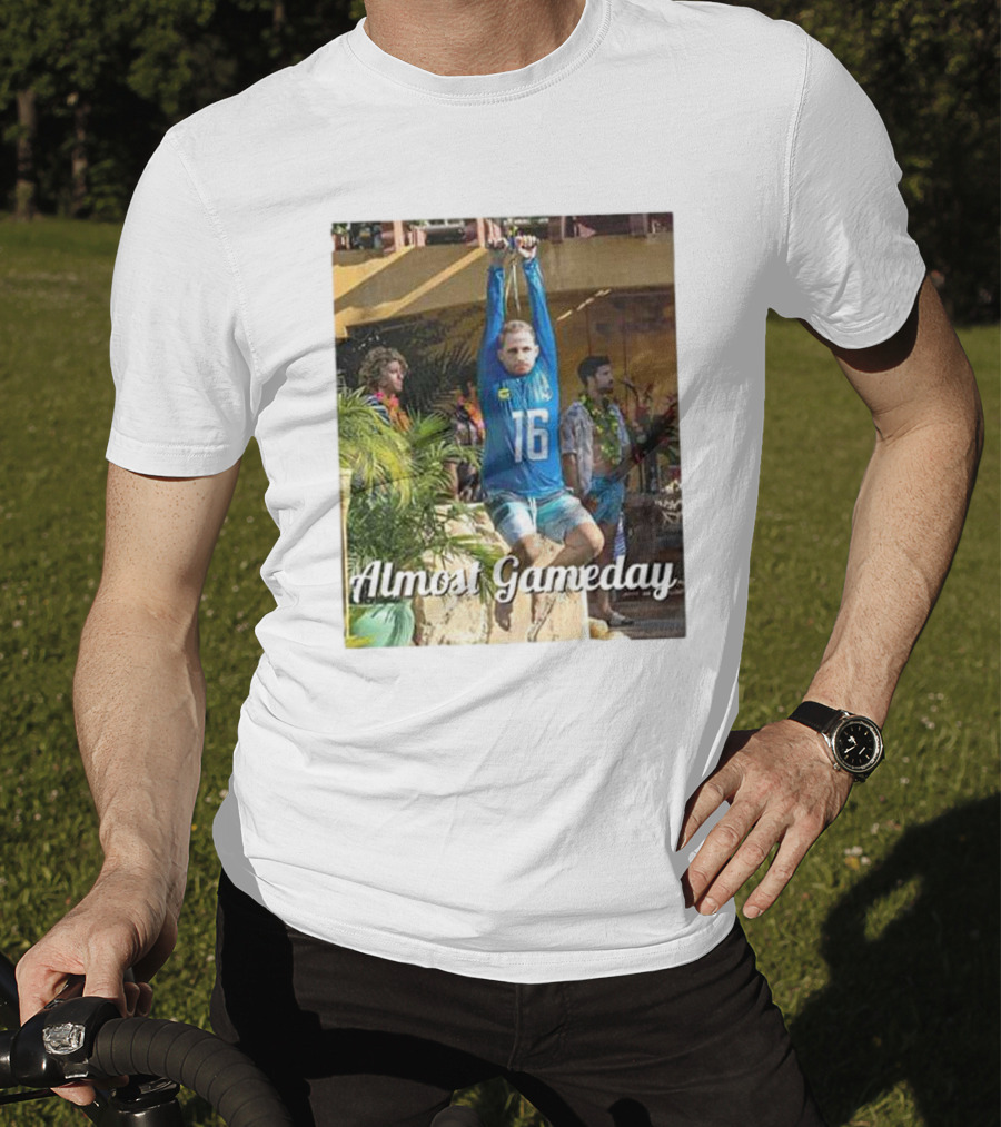 Almost Gameday Zipline Adventure In Sports Jersey T-Shirt