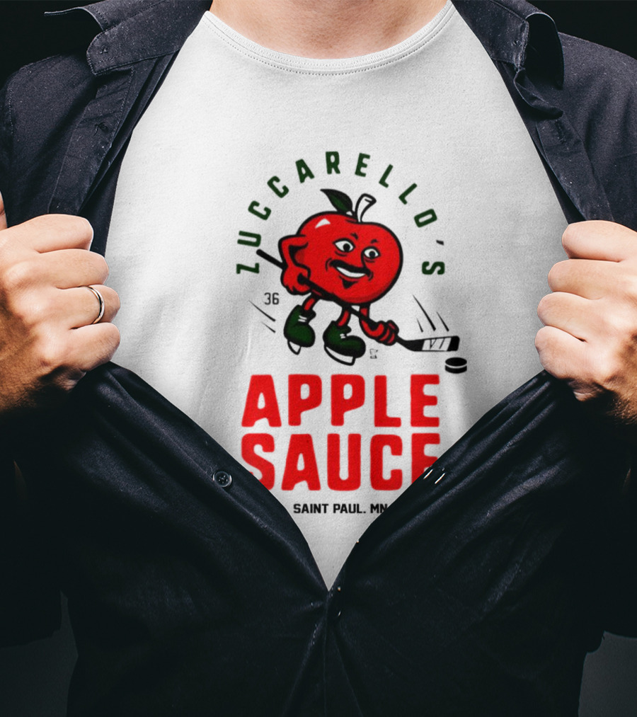 Zuccarello's Applesauce Hockey Saint Paul MN T-Shirt