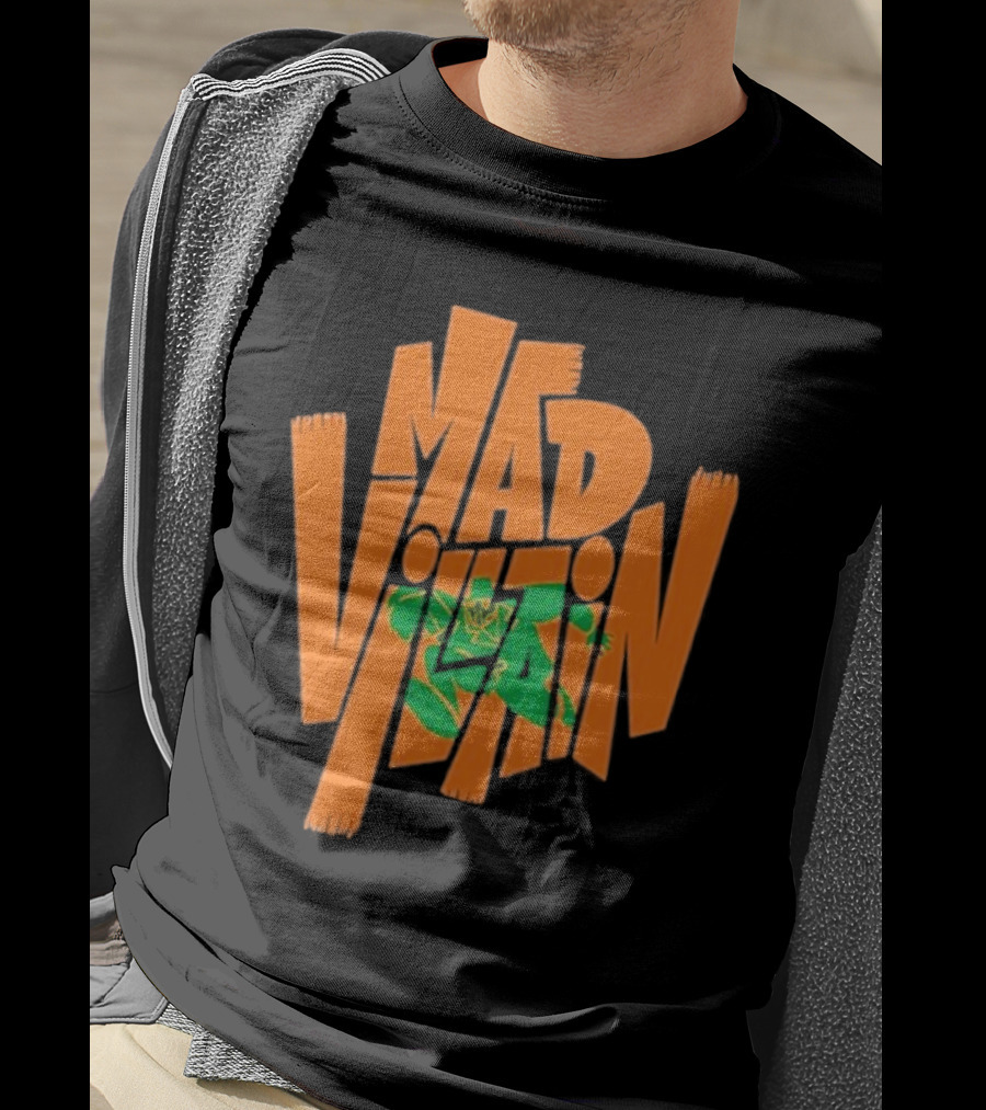Mf Doom All Caps Madvillain Green Mask Mad Dash Villain T-Shirt