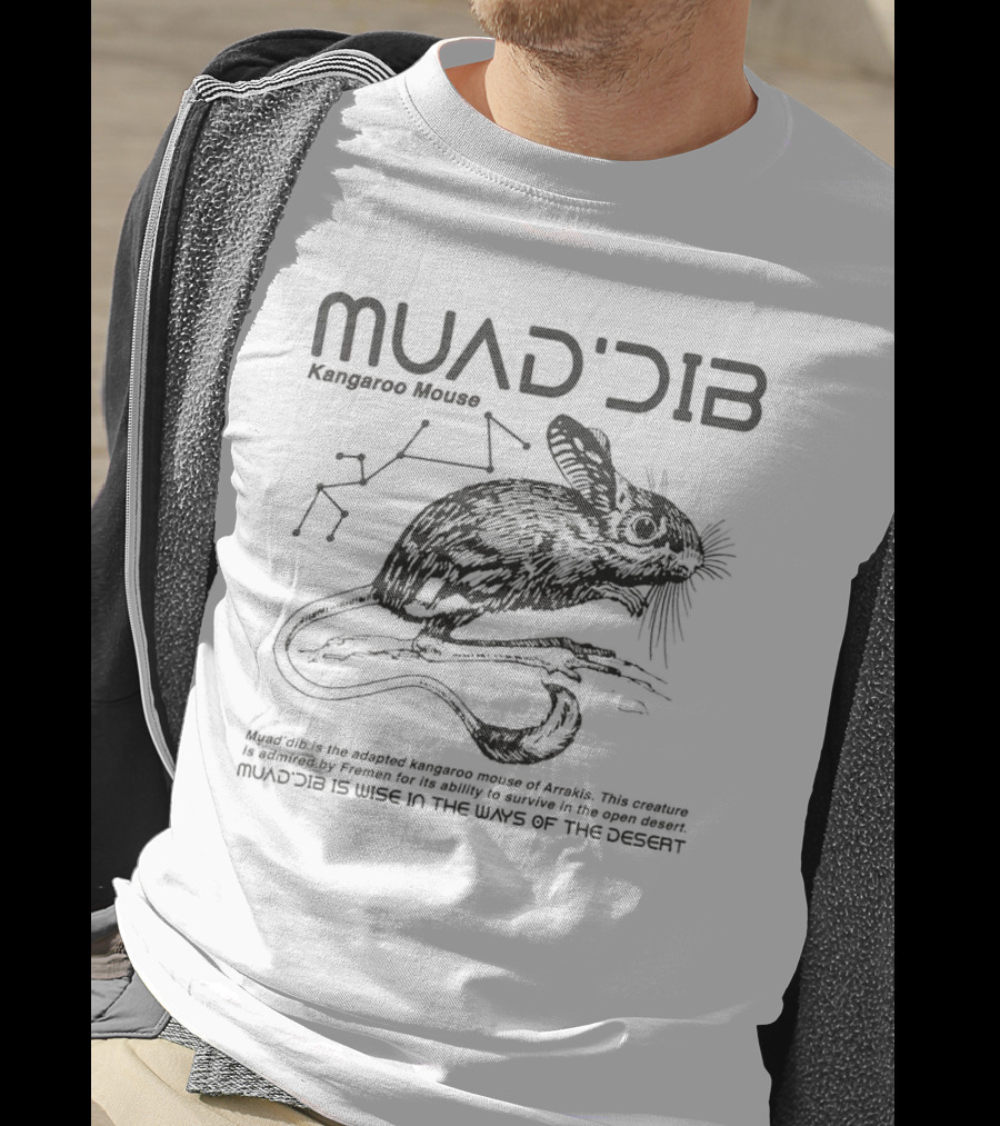 MUAD’DIB Kangaroo Mouse Arrakis Creature Wise In The Ways Of The Desert T-Shirt