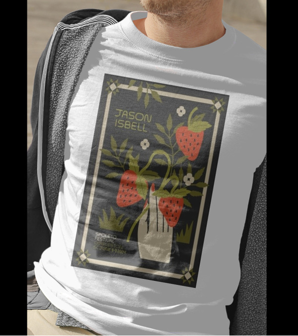 Jason Isbell Spoleto Festival Charleston SC June 8-9 2024 Strawberry T-Shirt