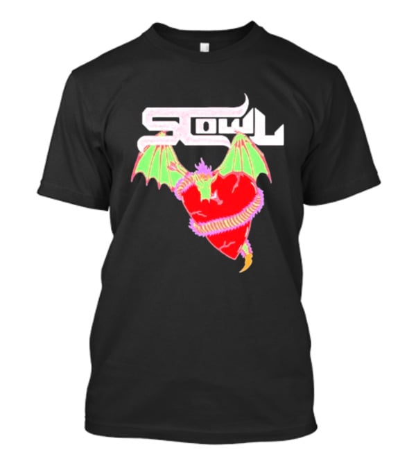 Scowl Dragon Heart Wings T-Shirt