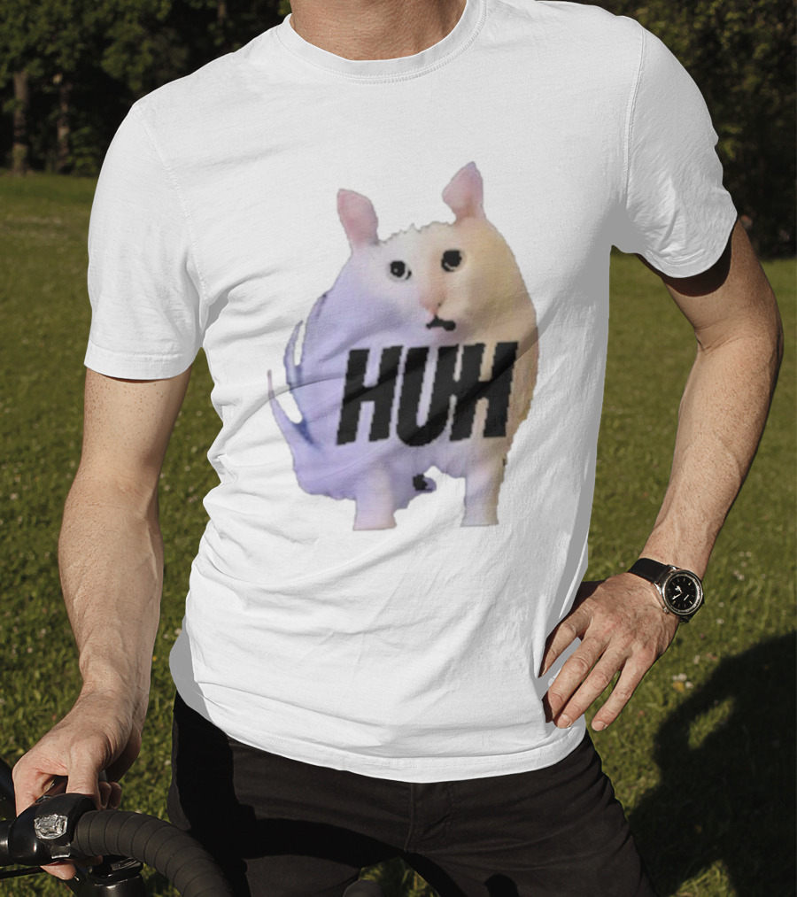 Huh Cat Meme Image T-Shirt