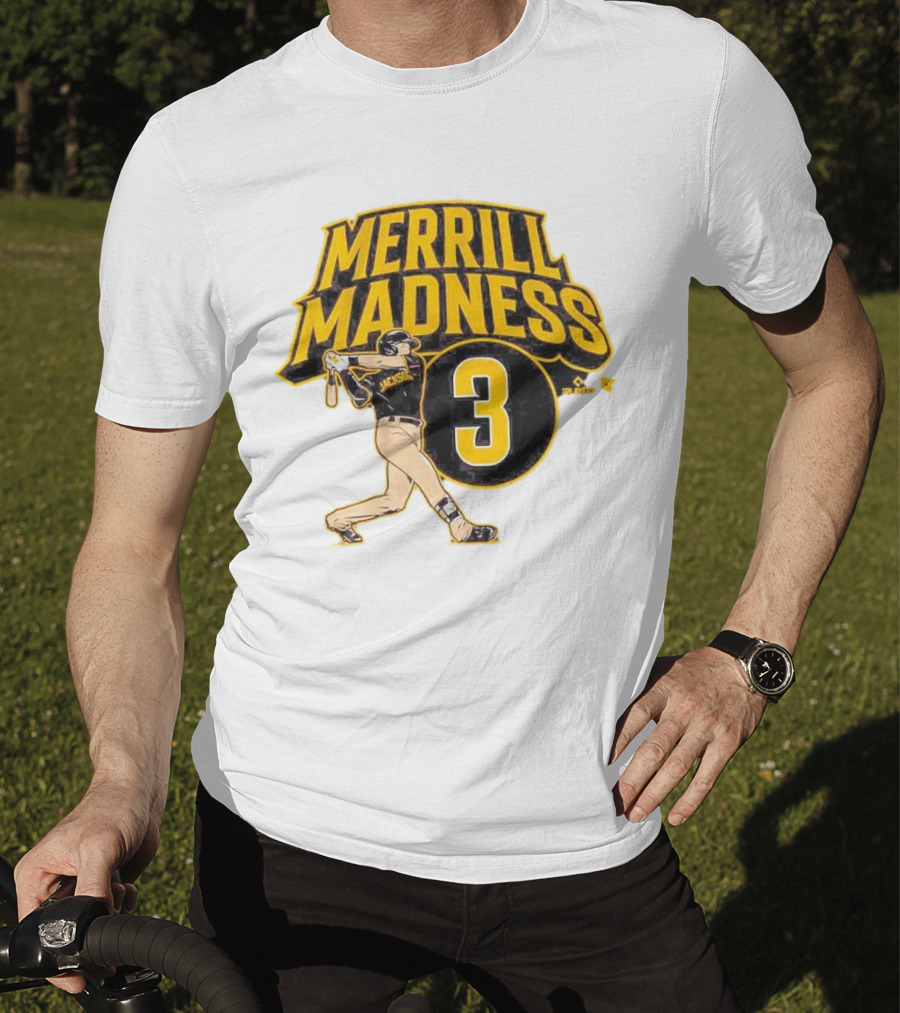 Jackson Merrill Madness 3 Baseball Player Swing T-Shirt