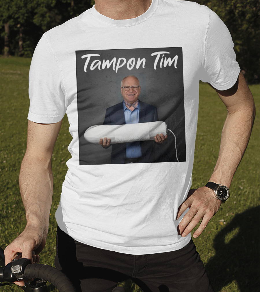 Johnny Midnight Tampon Tim Walz T-Shirt