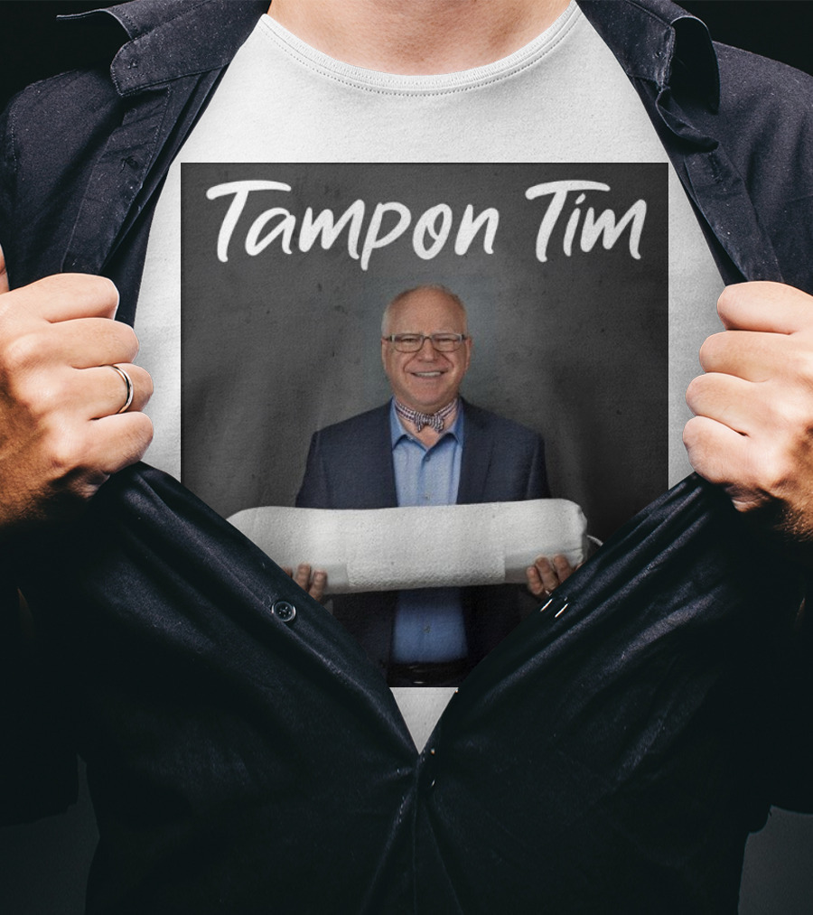 Johnny Midnight Tampon Tim Walz T-Shirt