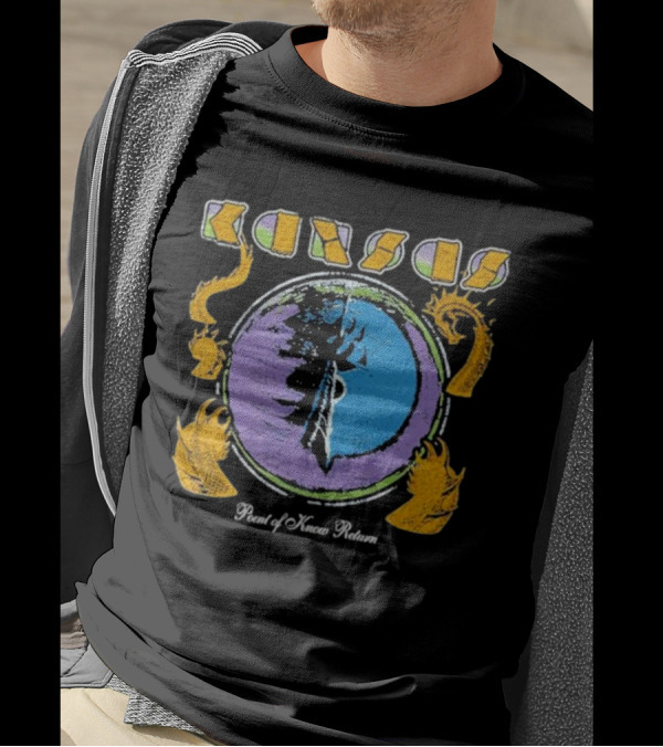 Kansas 2024 Point Of Know Return Retro T-Shirt