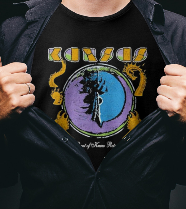 Kansas 2024 Point Of Know Return Retro T-Shirt
