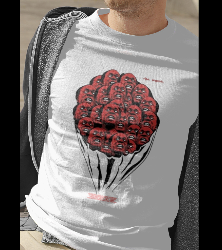 Nkrumah Never Dies Afri5a Ripe Organic Face Cluster T-Shirt