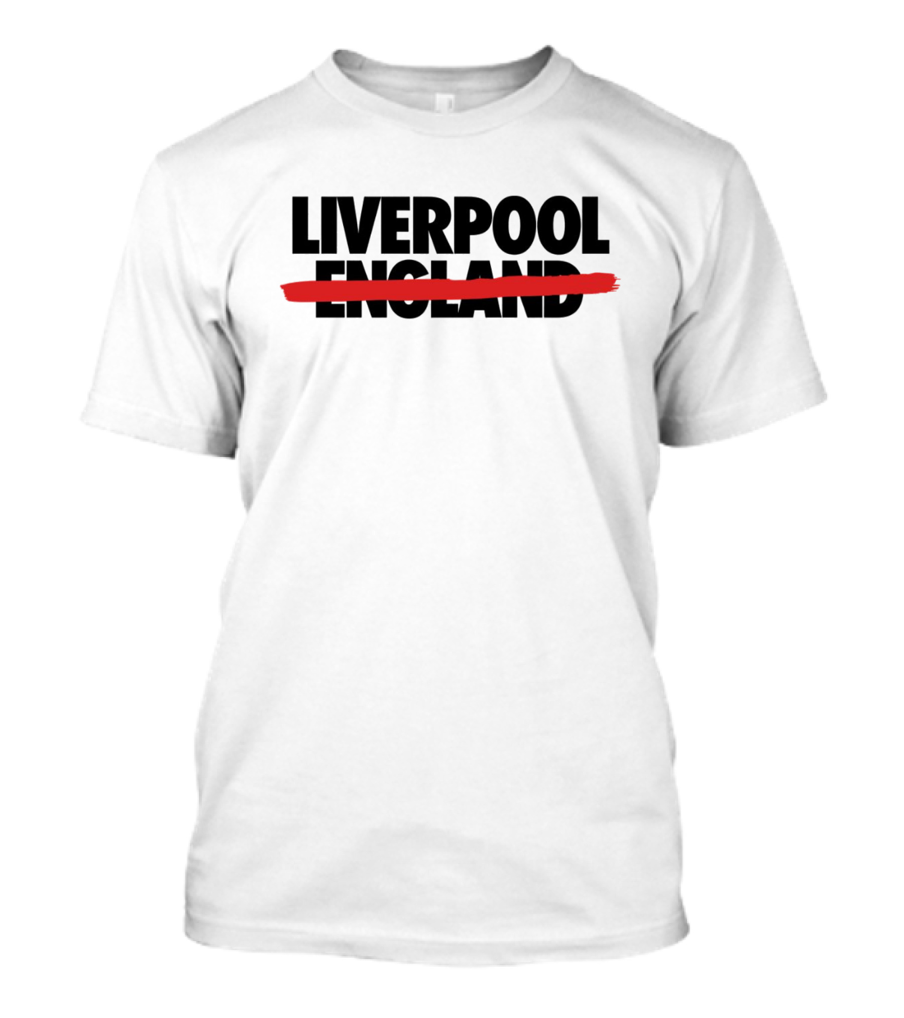 Allezlesrouges Liverpool Crossed Out England T-Shirt