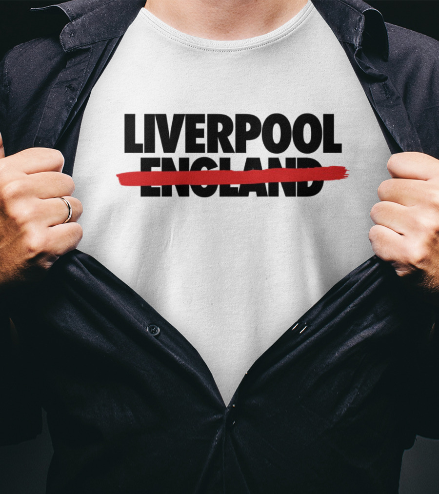 Allezlesrouges Liverpool Crossed Out England T-Shirt