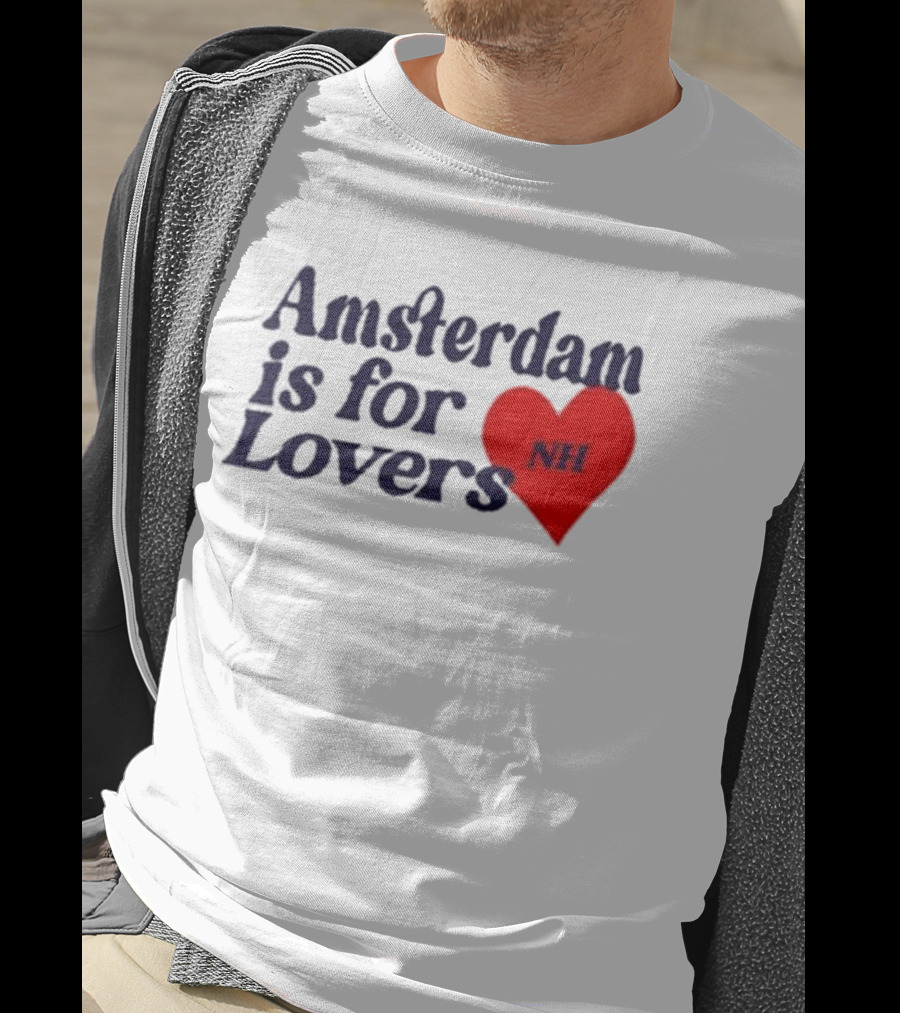 Amsterdam Is For Lovers NH Heart T-Shirt