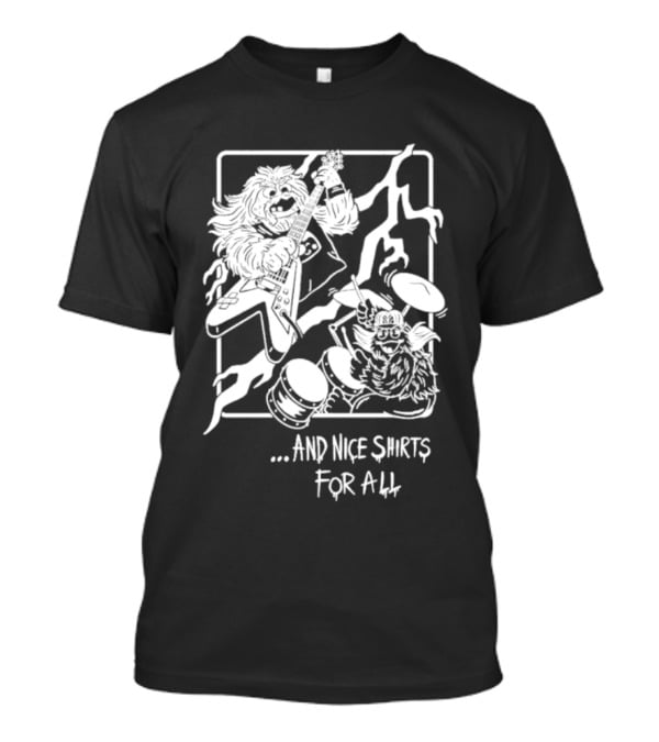 And Nice Shirts For All Music Band Monsters Playing Guitar And Drums T-Shirt