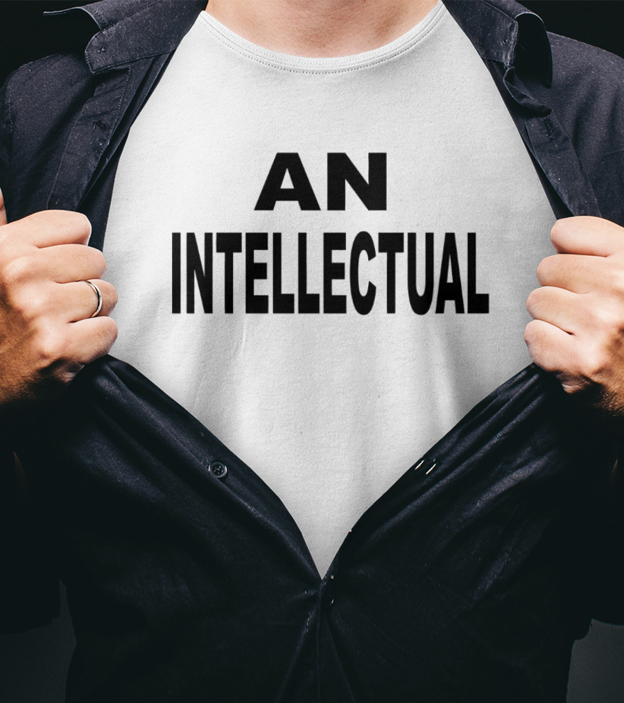 Ap0cene An Intellectual Black Text Concept T-Shirt