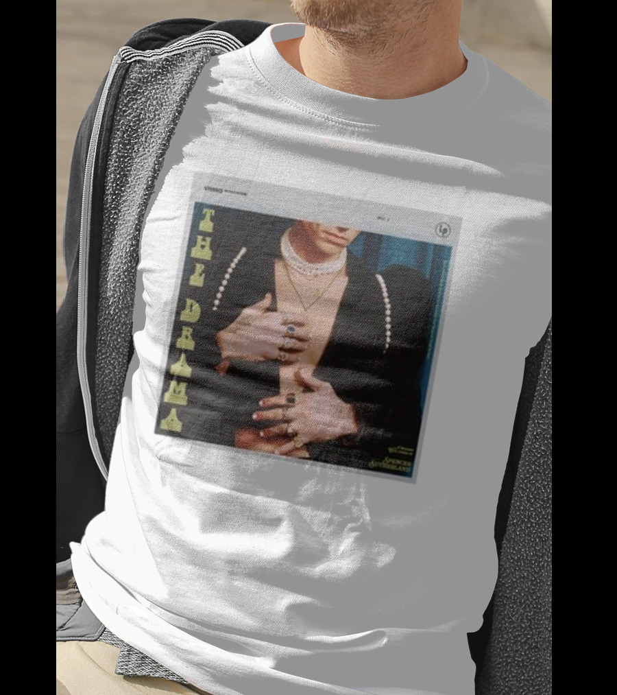 Spencer Sutherland The Drama LP Cover Tattooed Hands And Pearls T-Shirt