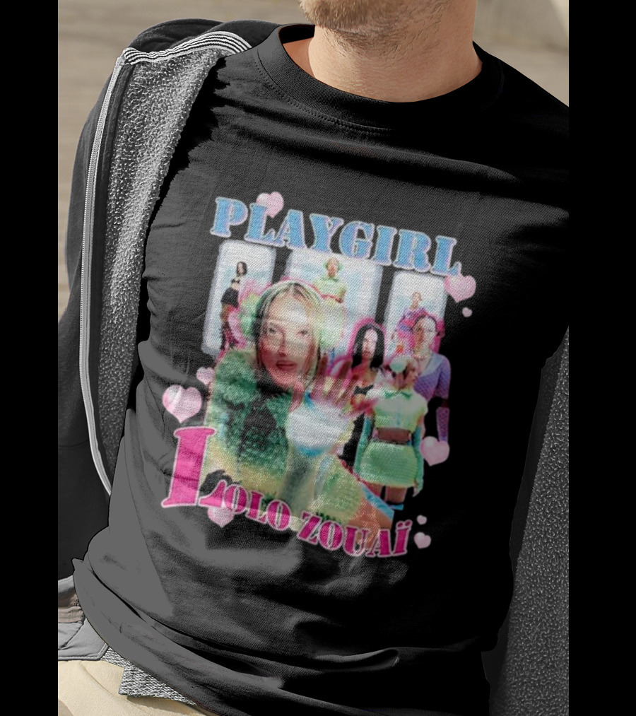 PLAYGIRL LOLO ZOUAÏ Retro Fashion Aesthetic With Feminine Icons T-Shirt