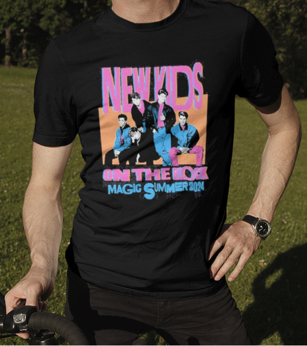 New Kids On The Block Magic Summer 2024 Vibrant Violet T-Shirt
