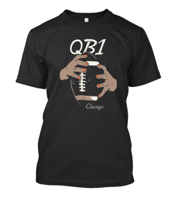 QB1 Chicago Football Hands T-Shirt