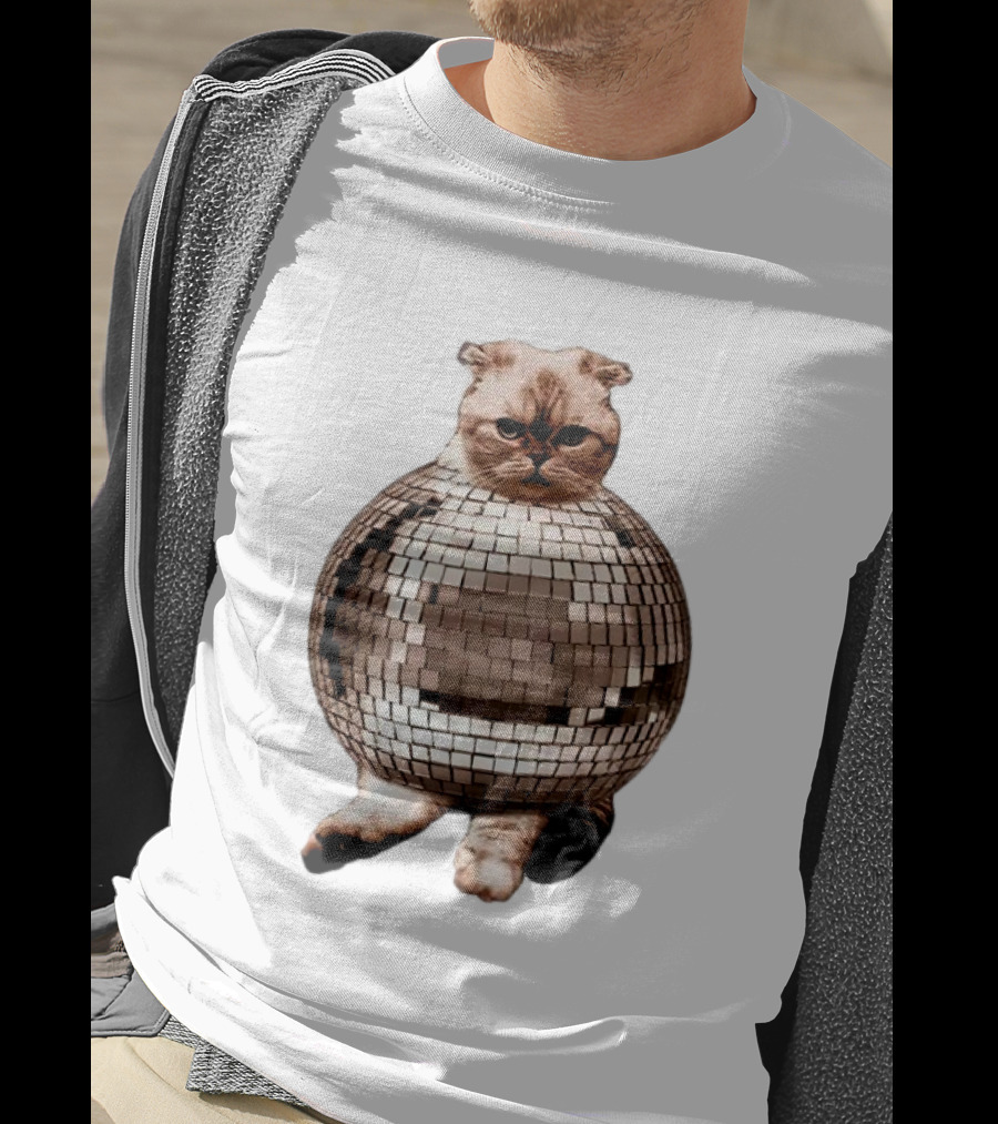 Taylor Swift Mirrorball Disco Cat T-Shirt