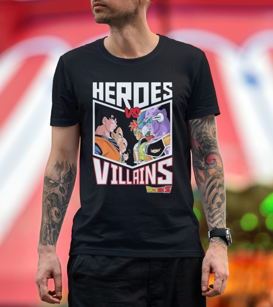 Heroes vs. Villains DRAGON BALL Z Youth BIOWORLD T-Shirt