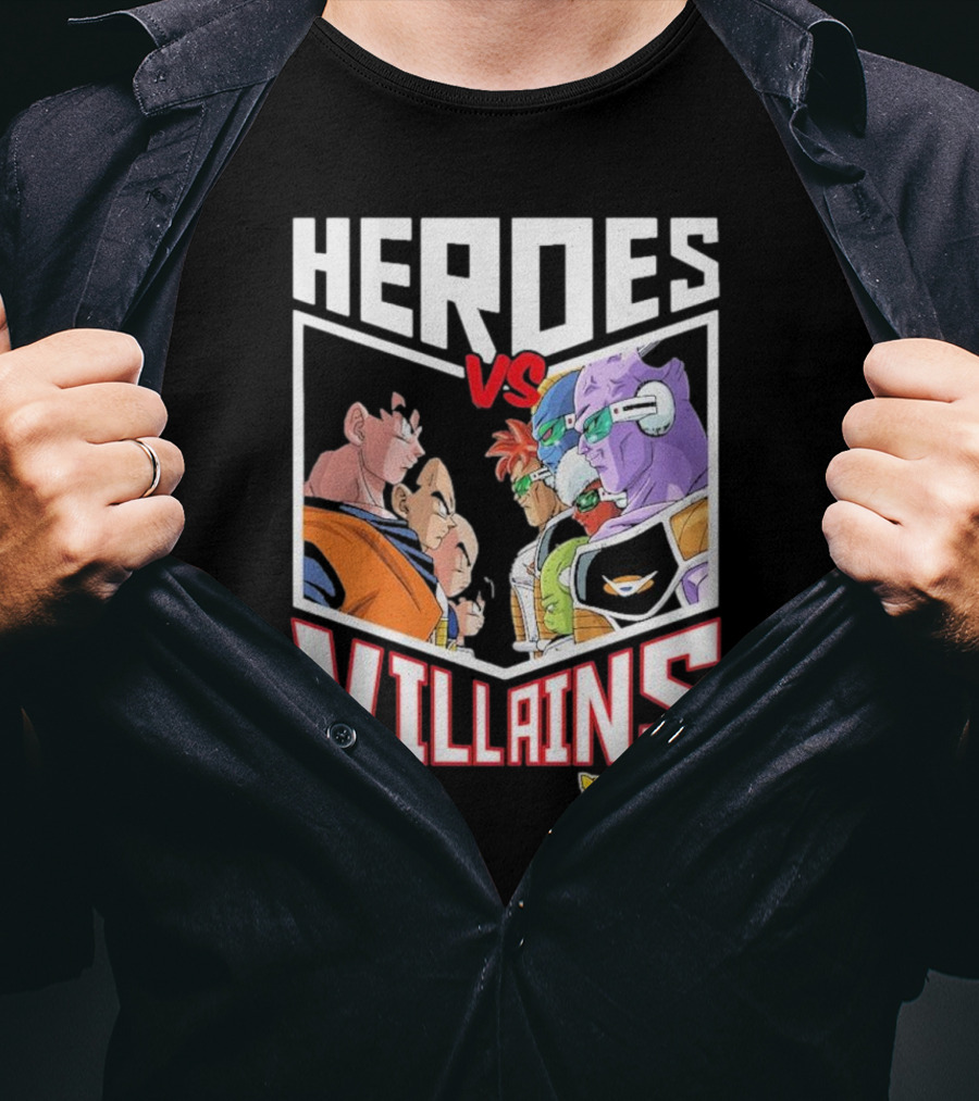 Heroes Vs. Villains DRAGON BALL Z Youth BIOWORLD T-Shirt