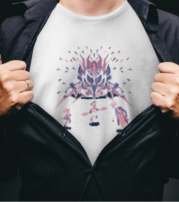 End Of The Timeline Yokaiy Fantasy Warrior Trio T-Shirt