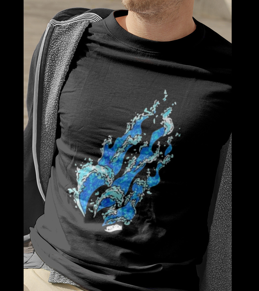 Fire Wave Blue Flame T-Shirt