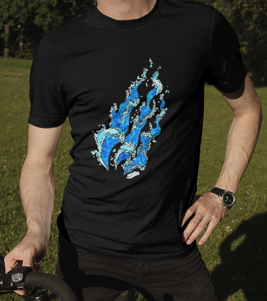 Fire Wave Blue Flame T-Shirt