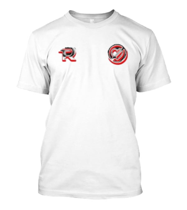 Fuerza Regida R Logo Chrome Emblem T-Shirt