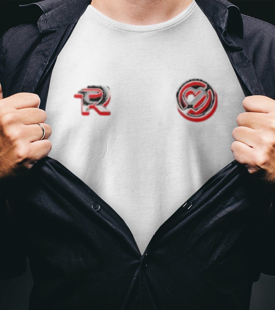 Fuerza Regida R Logo Chrome Emblem T-Shirt