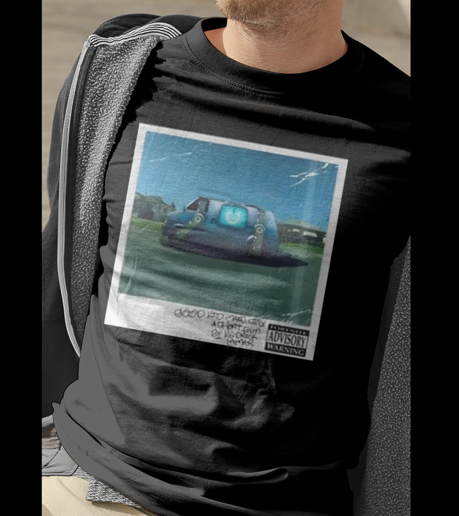 Funnyahhtees Good Kid M.A.A.D City Reboot Van Parental Advisory Kendrick Lamar T-Shirt