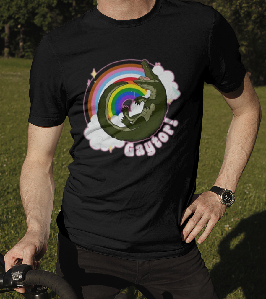 Gators Daily Gaytor Rainbow Clouds T-Shirt