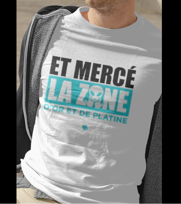 Et Mercé La Zone D'or Et De Platine Alien T-Shirt