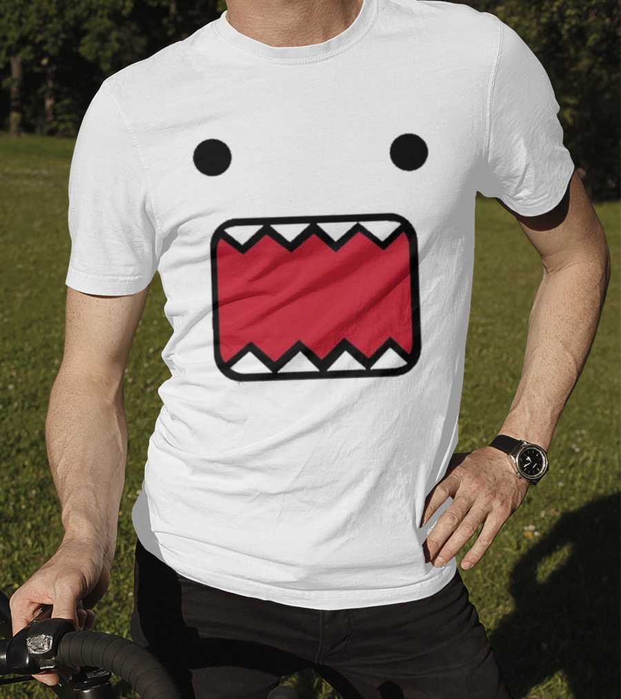 Mamono World Nostalgia Domo Kun Face T-Shirt