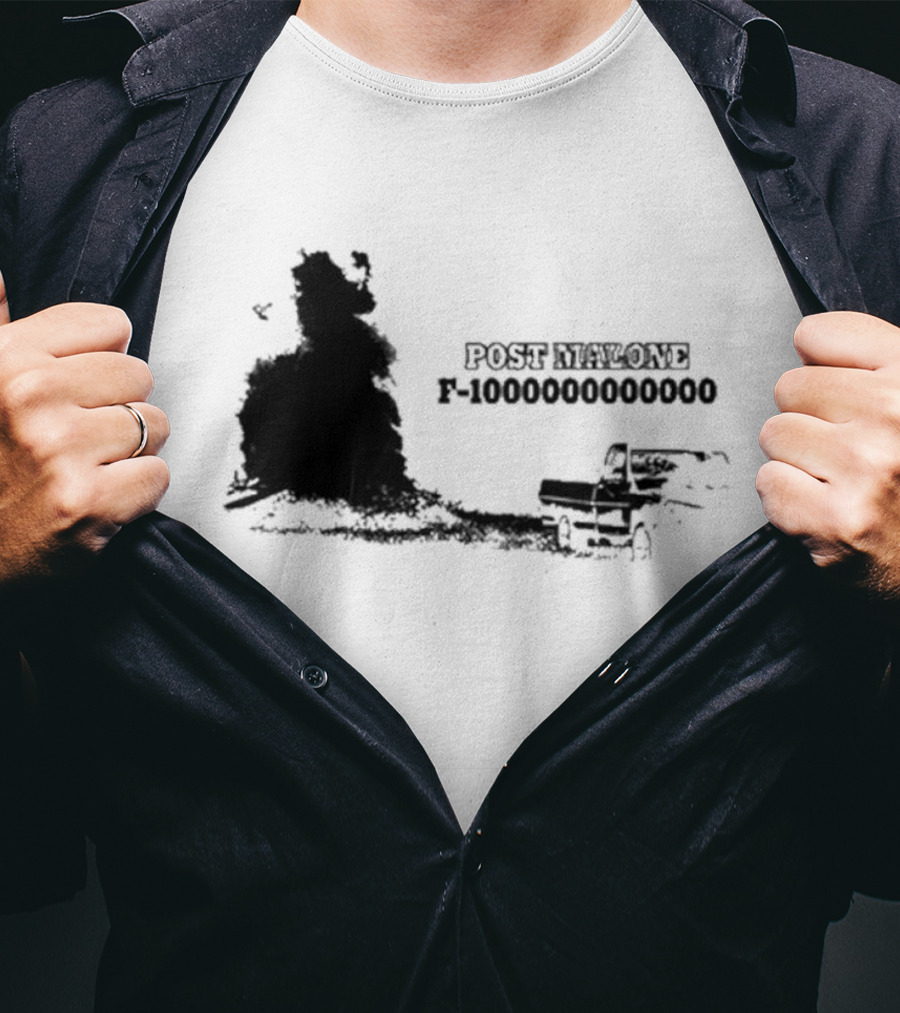 Post Malone F-1000000000000 Yellow Truck Scene T-Shirt