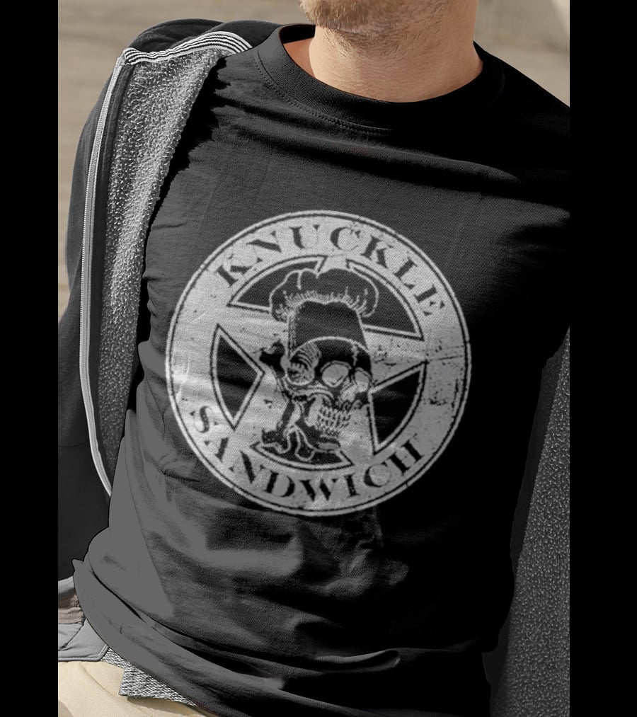 Guy Fieri Knuckle Sandwich Skull T-Shirt