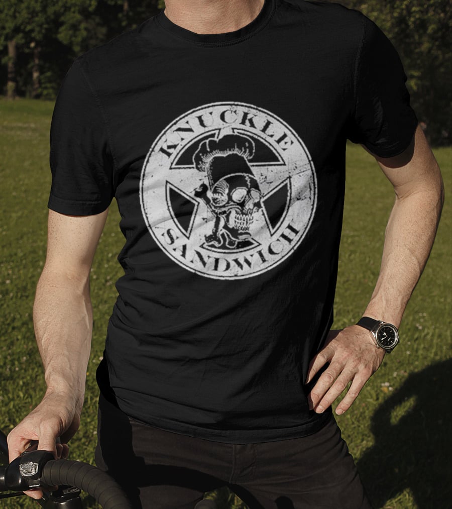 Guy Fieri Knuckle Sandwich Skull T-Shirt