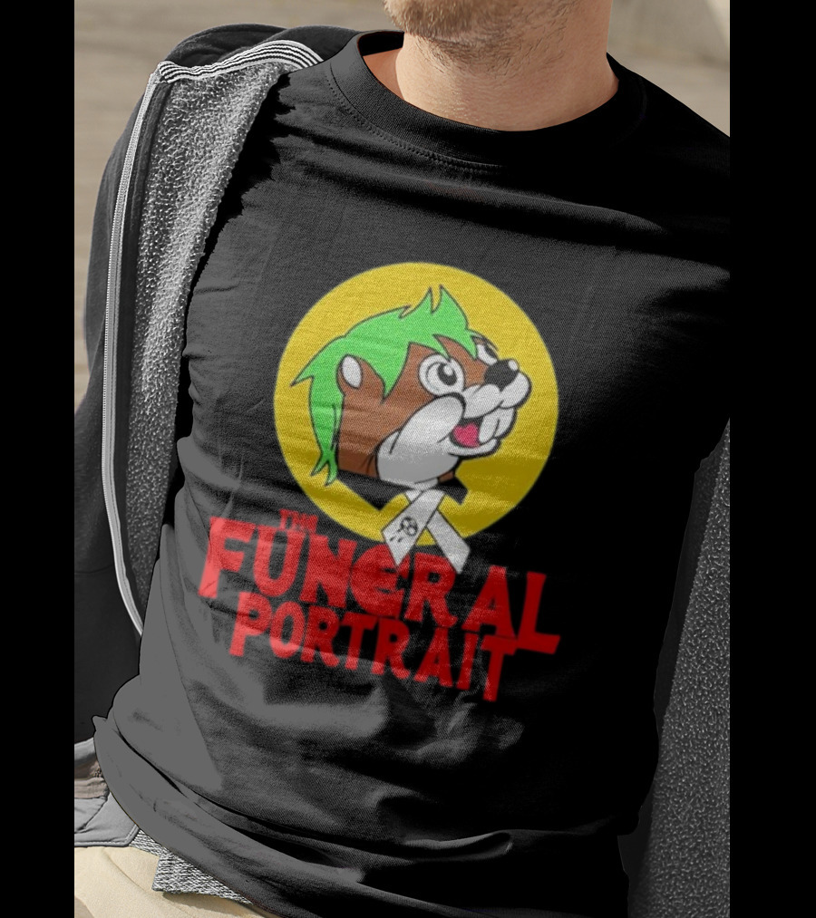 The Funeral Portrait Cartoon Mascot Circle T-Shirt