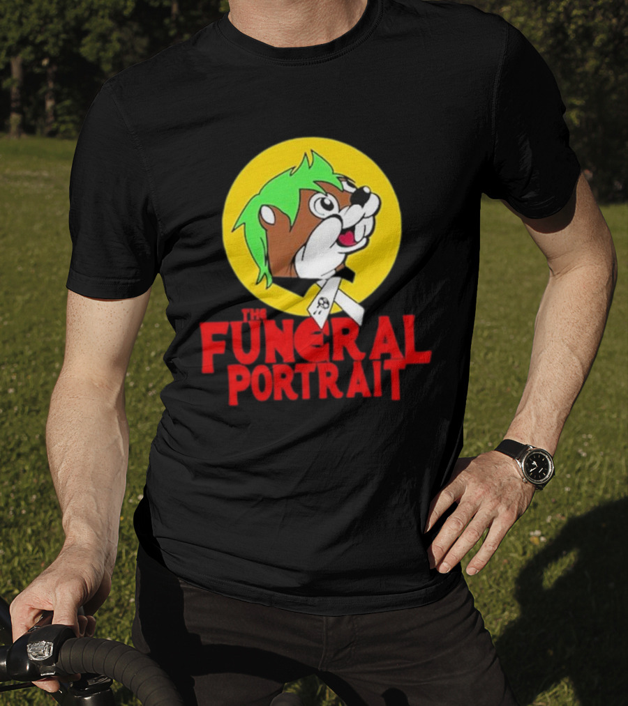 The Funeral Portrait Cartoon Mascot Circle T-Shirt