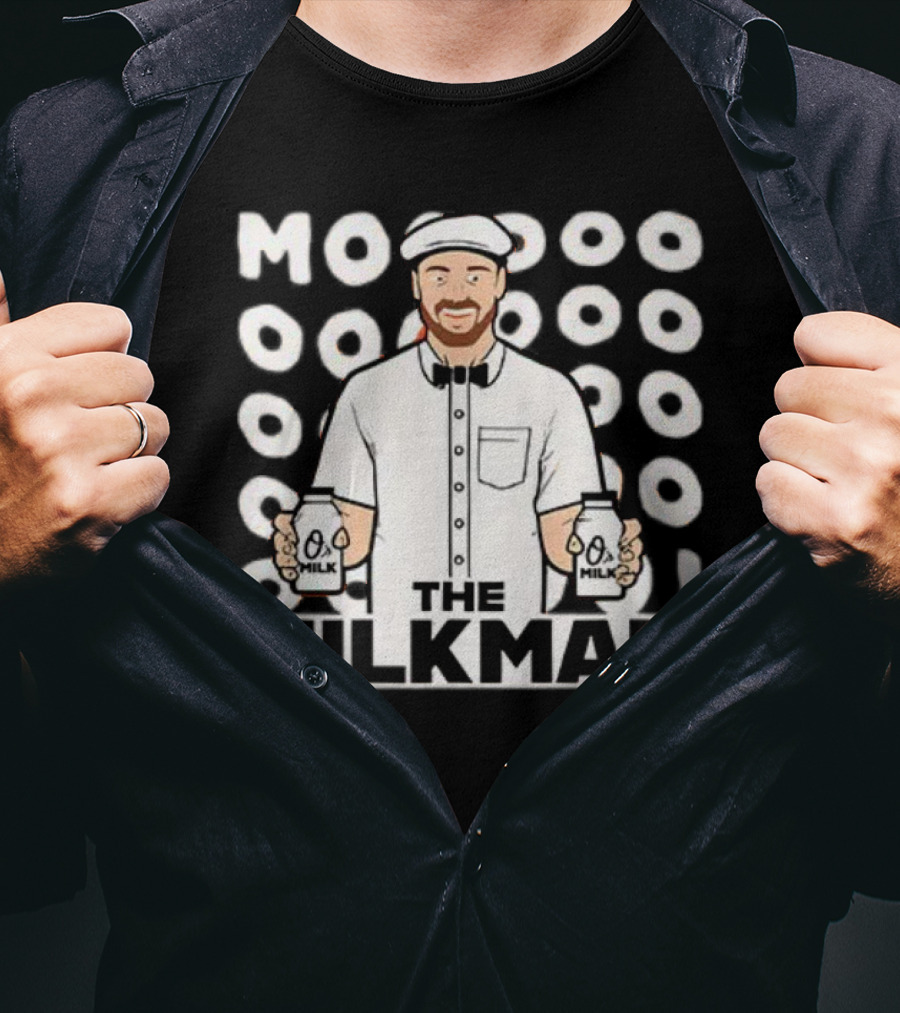 Orioles Colton Cowser The Milkman Mo Milkman Signature T-Shirt